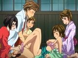 Japanese hentai cutie groupsex and creampie