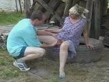 Mailman Demolishing Saggy Granny Pussy And Ass