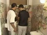 Gay Teenager Gets Fucked In School Toilet By His Tough Classmate