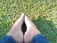 Feet in spring 2